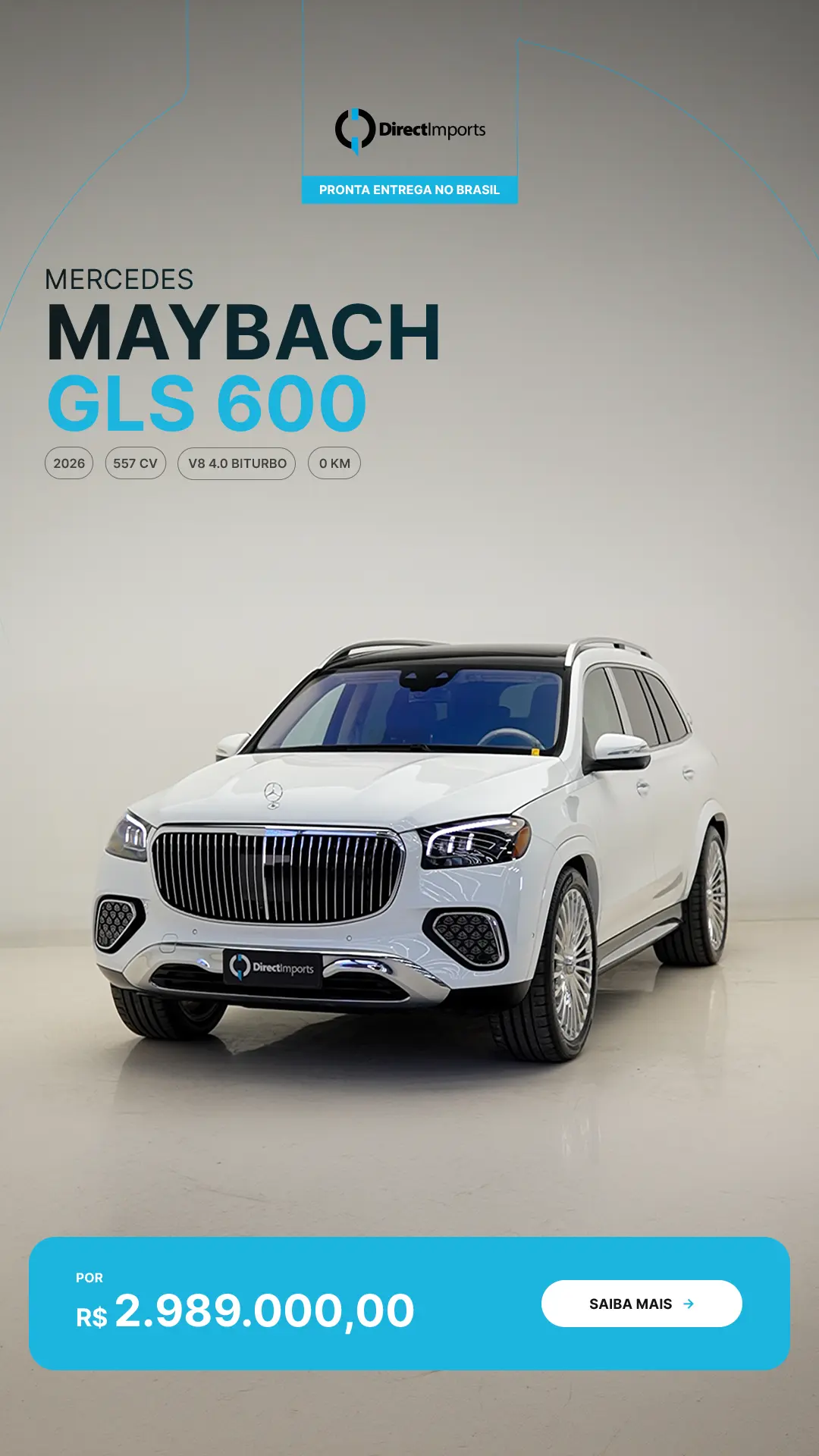 Mercedes-Maybach GLS 600 2026 Pronta Entrega